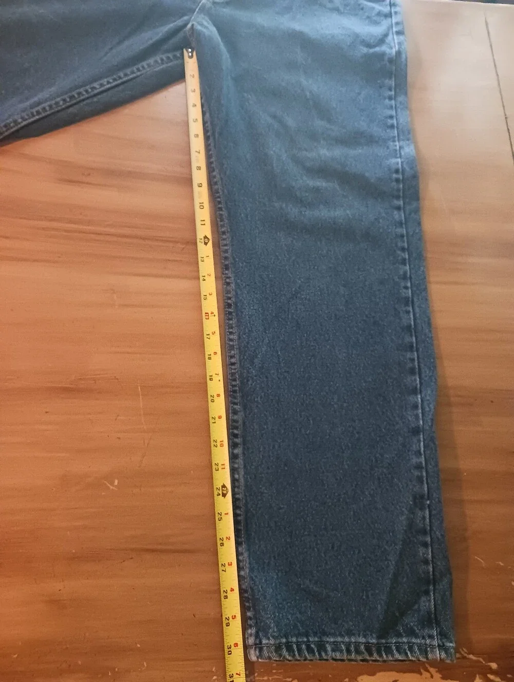 Men's Wranglers Relaxed Fit 35x32 Blue Jeans Denim Rodeo Cowboy Farmer Work EUC